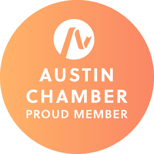 Proud member of the Austin Chamber of Commerce 2023 city Texas local small business woman owned recycle junk removal service
