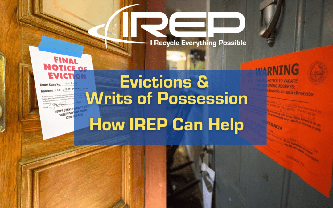 IREP helps with Evictions and Writs of Possession in Austin TX Texas Travis County