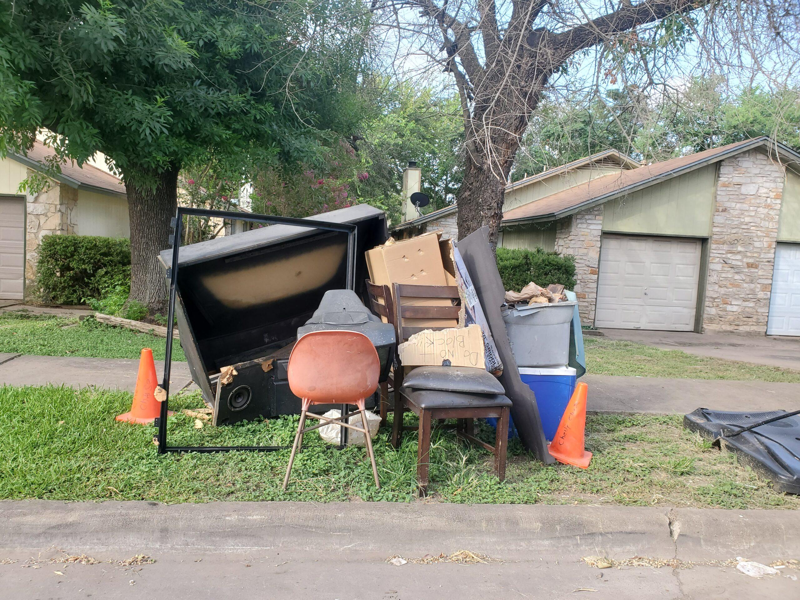 Residential junk removal from property management