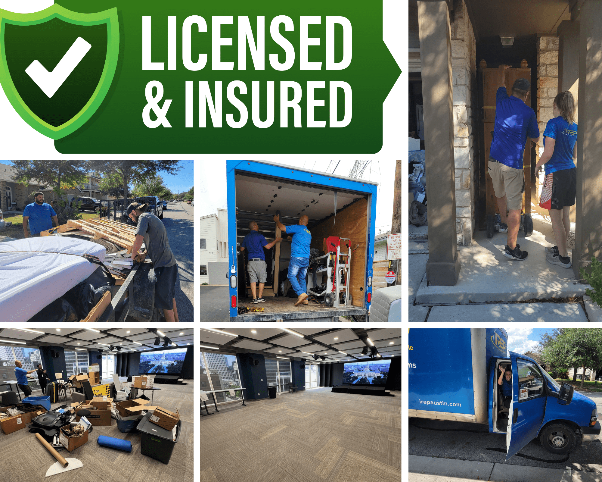 fully licensed and insured IREP team